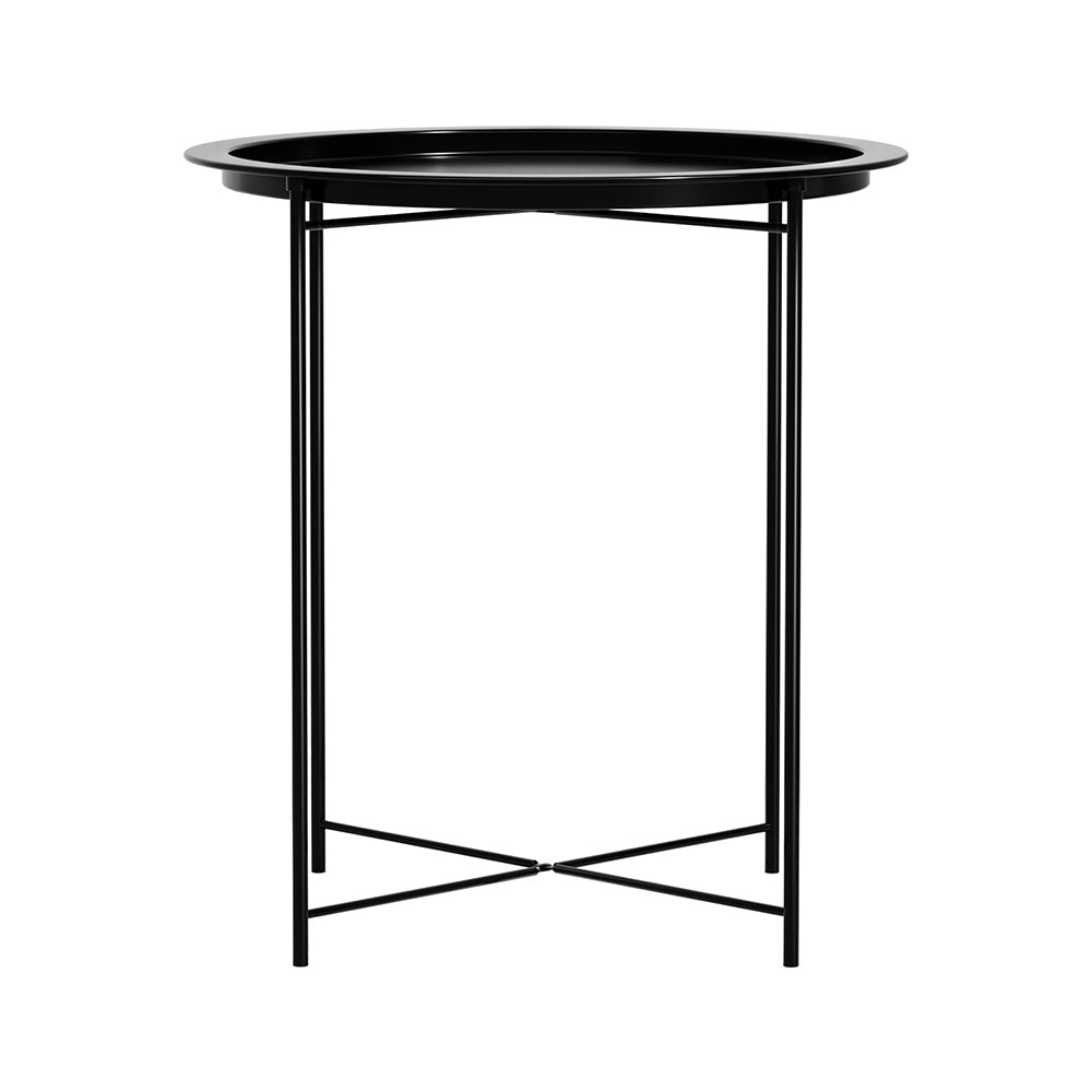 Coffee Side Table Steel Outdoor Furniture Indoor Desk Patio Garden