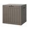 Gardeon Outdoor Storage Box 118L Container Lockable Indoor Garden Toy Tool Shed Grey