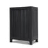 92cm Outdoor Storage Cabinet Box Lockable Cupboard Sheds Garage Adjustable Black