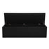 Storage Ottoman Blanket Box 140cm Leather Black