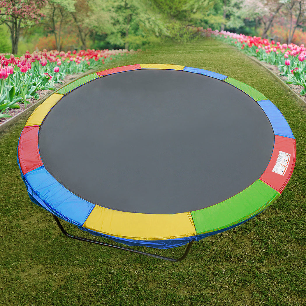 14 FT Kids Trampoline Pad Replacement Mat Reinforced Outdoor Round Spring Cover