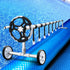 Pool Cover 500 Micron 10x4m Blue Swimming Pool Solar Blanket 5.5m Roller