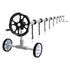 Aqua Buddy Pool Cover Roller 6.55m Adjustable Swimming Pool Solar Blanket Reel