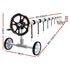 Aqua Buddy Pool Cover Roller 6.55m Adjustable Swimming Pool Solar Blanket Reel