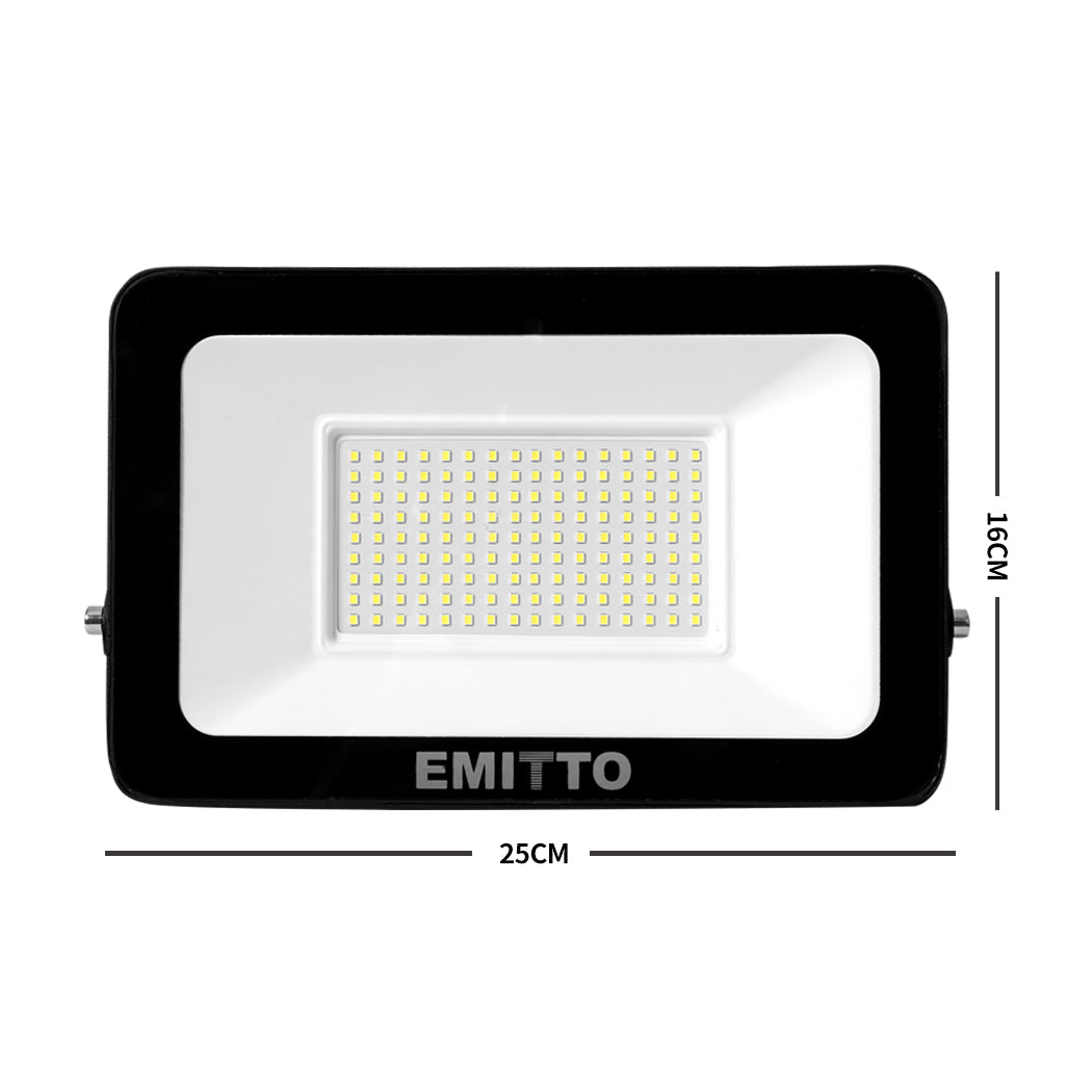 LED Flood Light 100W Outdoor Floodlights Lamp 220V-240V IP65 Cool White