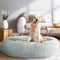 Extra Large Calming Pet Bed Washable Dog Bed Light Grey