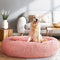 Extra Large Calming Pet Bed Washable Dog Bed Pink