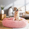 Large Calming Pet Bed Washable Dog Bed Pink