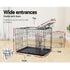 36" Dog Cage Crate Kennel 3 Doors