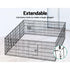 30" 8 Panel Dog Playpen Pet Fence Exercise Cage Enclosure Play Pen