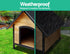 i.Pet Dog Kennel Extra Large Wooden Outdoor House Pet Puppy House XL Crate Cabin Waterproof