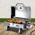 Portable Gas BBQ Grill with Double Sided Plate