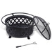 Outdoor Fire Pit BBQ Portable Camping Fireplace Heater Patio Garden Grill