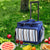 6 Person Picnic Basket Set Bag Wheels Insulated Trolley