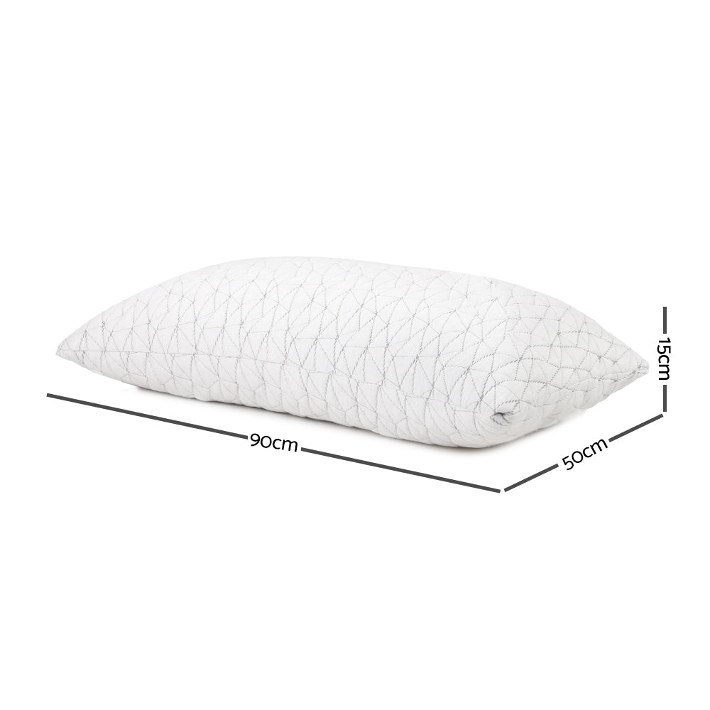 Memory Foam Pillow King Size Twin Pack