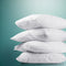 4 Pack King Size Polyester Pillows Cotton Cover Bed Pillow Set