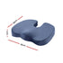 Seat Cushion Memory Foam Pillow Back Pain Relief Chair Pad Blue