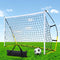 Portable Soccer Goal – Steel Frame Football Training Net Outdoor 240×155cm