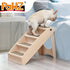 Pet Stairs Ramp Steps Portable Foldable Climbing Ladder Soft Washable Dog