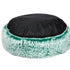 Pet Bed Cat Dog Donut Nest Calming Mat Soft Plush Kennel Teal L