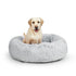 Pet Bed Cat Dog Donut Nest Calming Mat Soft Plush Kennel M