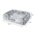 Pet Bed Orthopedic Sofa Dog Beds Bedding Soft Warm Mat Mattress Cushion M