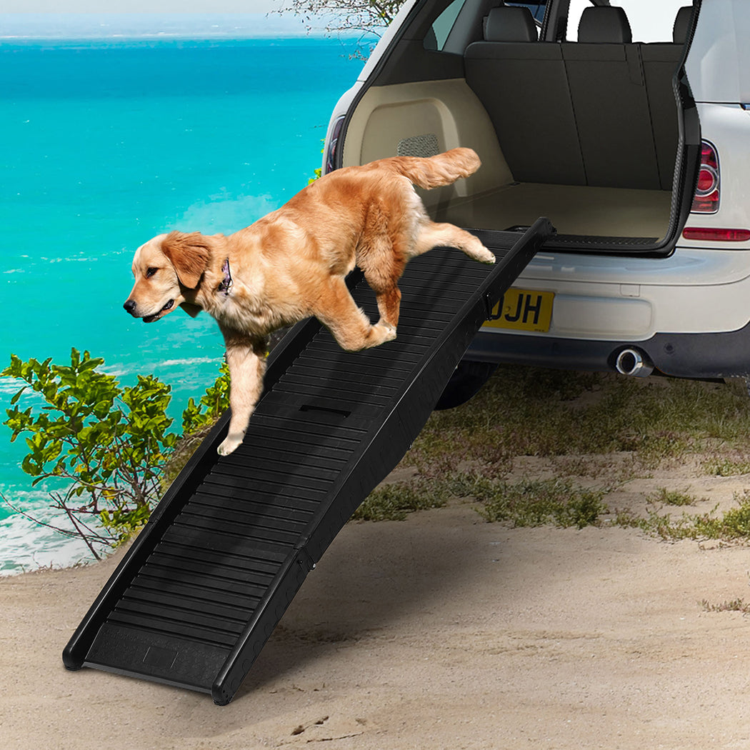 Dog Ramp Pet Car Suv Travel Stair Step Foldable Portable Lightweight Ladder