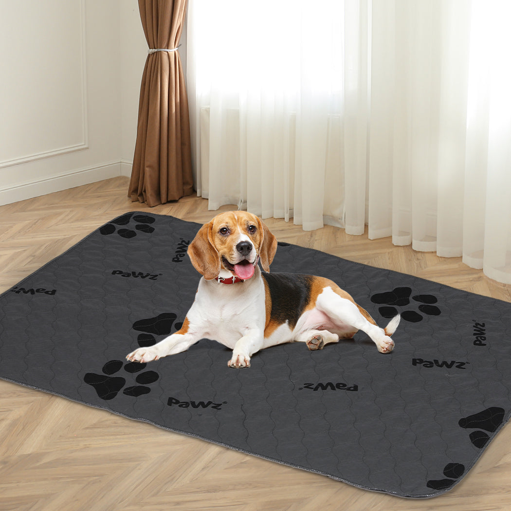 4x Washable Dog Puppy Training Pad Pee Puppy Reusable Cushion XXL Grey