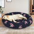 Dog Calming Bed Pet Cat Washable Portable Round Kennel Summer Outdoor XXL