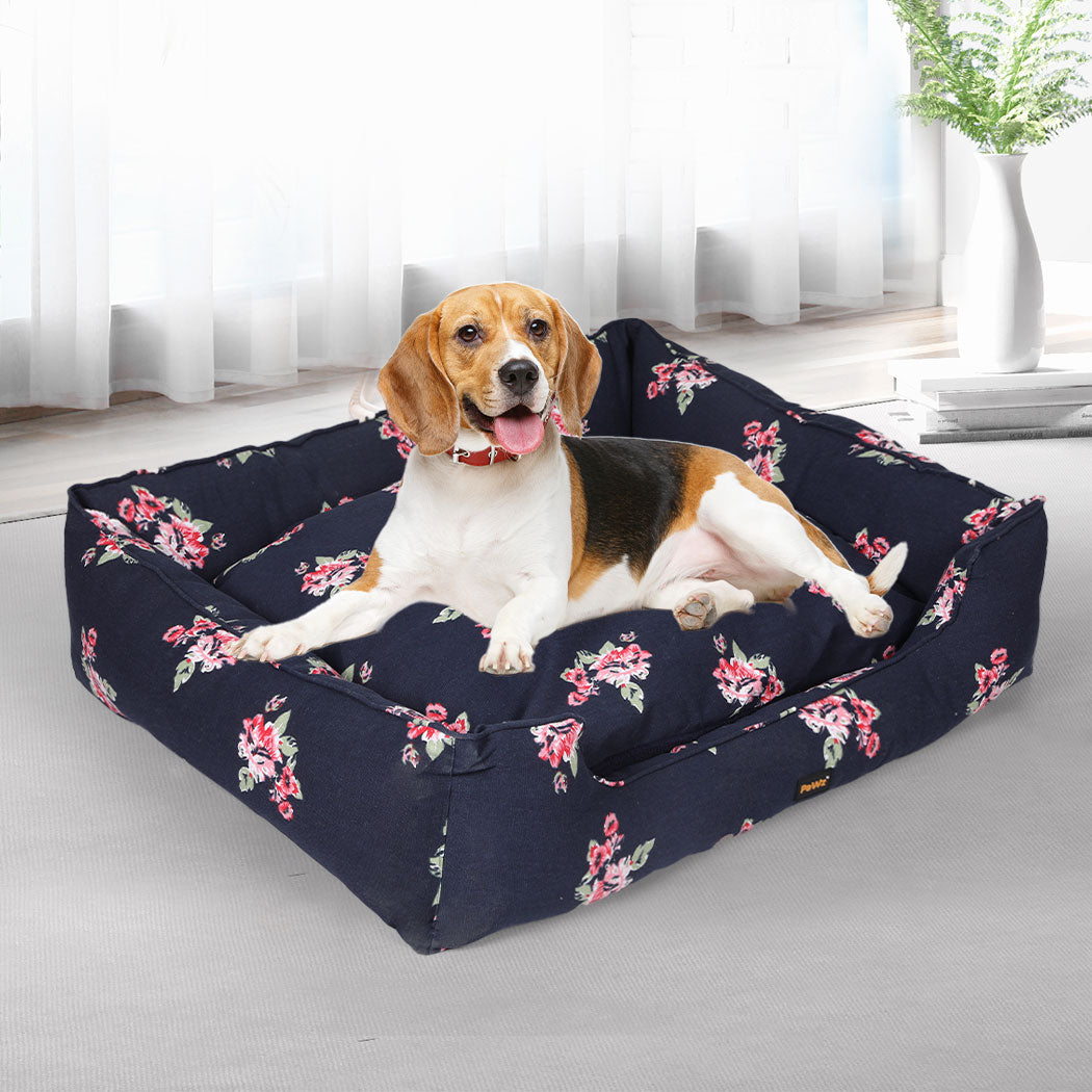 Dog Calming Bed Pet Cat Washable Removable Cover Double-Sided Cushion XL