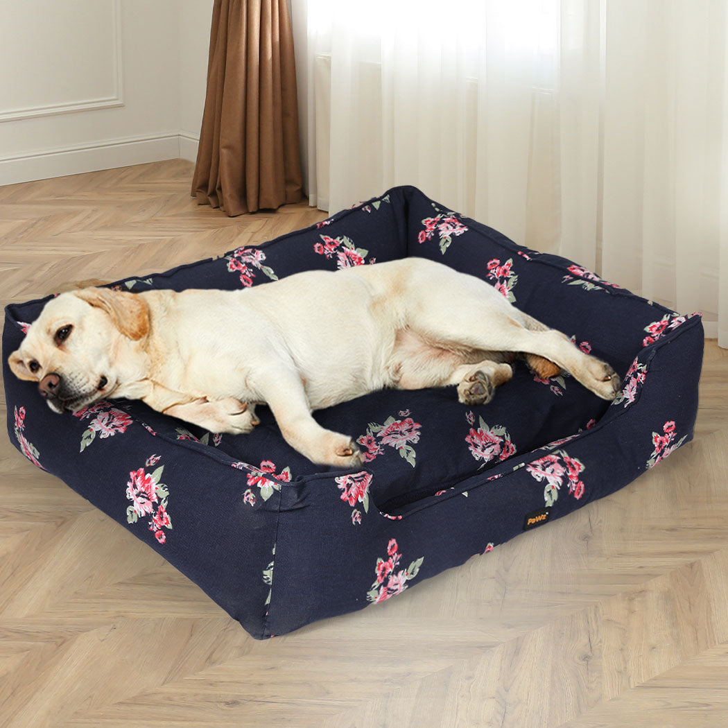 Dog Calming Bed Pet Cat Washable Removable Cover Double-Sided Cushion XXL