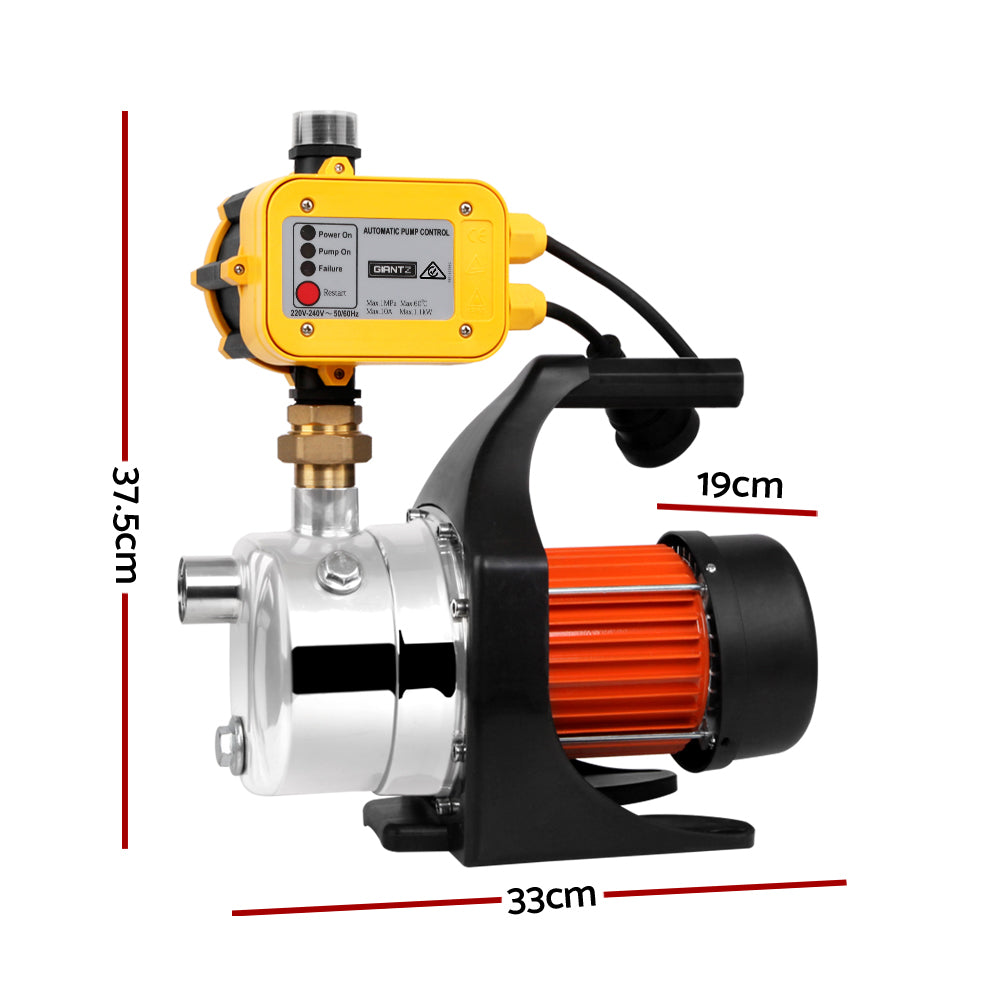 1500W High Pressure Garden Water Pump with Auto Controller