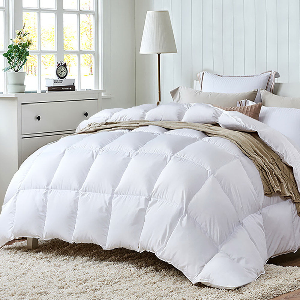 Giselle Bedding 700GSM Duck Down Feather Quilt Queen