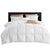 800gsm Goose Down Feather Quilt – King Size, 100% Cotton Cover, Winter Warm