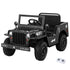 Rigo Kids Electric Ride On Car Jeep Military Off Road Toy Cars Remote 12V Black