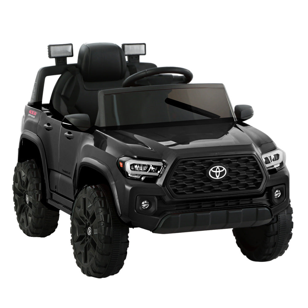 Kids Electric Ride On Car Toyota Tacoma Off Road Jeep Toy Cars Remote 12V Black