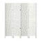 Artiss 4 Panel Room Divider Screen 162x170cm Clover White