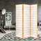 Artiss 3 Panel Room Divider Folding Privacy Screen Pine Wood Beige