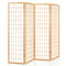 Room Divider Screen Wood Timber Dividers Fold Stand Wide Beige 4 Panel