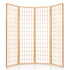 Room Divider Screen Wood Timber Dividers Fold Stand Wide Beige 4 Panel