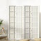 Artiss 4 Panel Room Divider Screen 176x179cm Folding Privacy Partition White