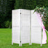 3 Panel Room Divider Screen 120x170cm Privacy Wood Foldable Stand White