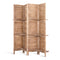 Artiss 4 Panel Room Divider Screen 163x170cm Shelf Oak