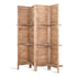 Artiss 4 Panel Room Divider Screen 163x170cm Shelf Oak