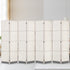 8 Panel Room Divider Screen Privacy Timber Foldable Dividers Stand White