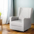 Recliner Armchair 360ï¿½ Swivel Grey Fabric