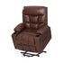 Recliner Chair Lift Assist Heated Massage Chair Leather Claude