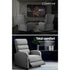 Artiss Recliner Armchair Grey Fabric Bolivia