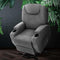Artiss Electric Recliner Lift Chair Massage Heated Fabric Grey Lazy Boy Armchair