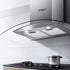 900mm Range Hood 90cm Rangehood Glass Canopy